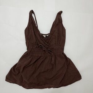 Free size Y2K Sleeveless Wrap Top